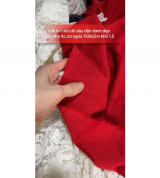 Umi lên nhũ đỏ dày dặn giãn nhẹ đanh đẹp 150k/2m khổ 1,5