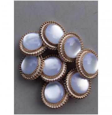 set 10 nút giả Ngọc viền đẹp đường kính 2cm