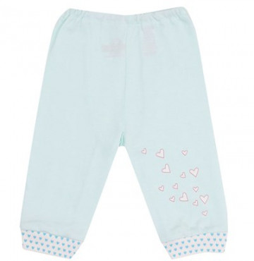 Quần sơ sinh Bieber (dài, màu xanh)