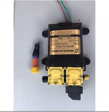 Bơm đôi tăng áp sinleader 12V sử dụng phun sương tưới lan, rửa xe, vệ sinh máy lạnh, điều hoà