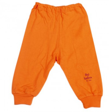 Quần nỉ sơ sinh Agi bobun (màu cam)