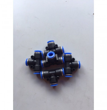 Combo 5 chữ T 8mm sử dụng nối ống nhanh 8mm