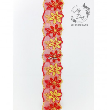 Combo 2 dây ren lưới 3F (Dây dài 13,5m) - Nhóm màu tối