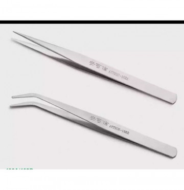 Combo 5 nhíp gắp chỉ, 10 nam chấm canh lề vải, 1 kéo cắt vải hiệp, 5 lục giác 1mm, 20 cây tháo chỉ cán nhựa, 1công tắc