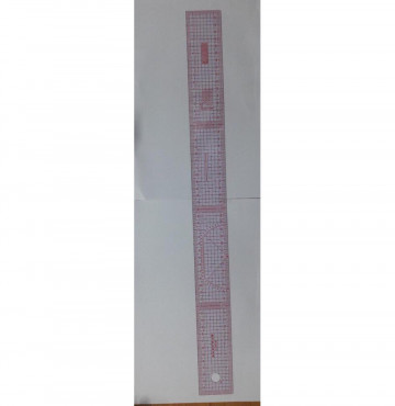 Thước nhựa thẳng 55cm chất liệu nhựa dẻo