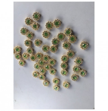 100 hoa đá sử dụng đinh để đóng bằng máy đóng ngọc màu trắng hoặc máy đa năng xanh đường kính 10mm có 5 màu hoa nhé