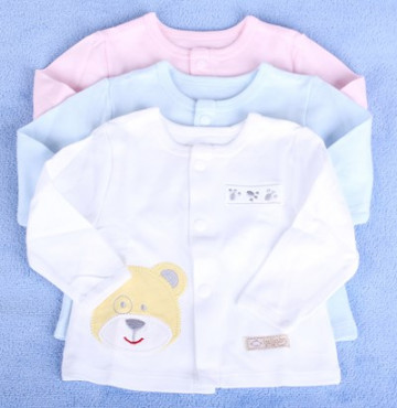 Áo sơ sinh Lullaby cho bé (nỉ, màu)