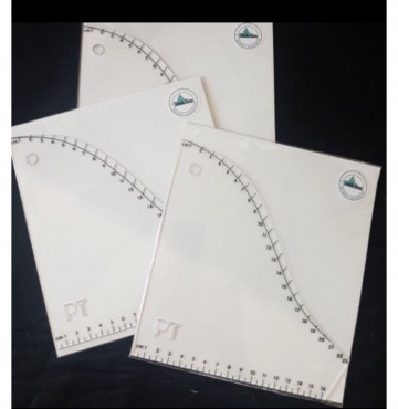 Thước vẽ tay áo, sử dụng trong cắt may