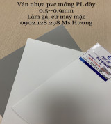 Chuyên sx Ván nhựa PVC mỏng 0.5-0.9 mm làm rập cải tiến