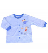 Áo nỉ sơ sinh Miomio (ngôi sao xanh)