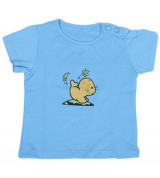 Áo sơ sinh cài vai tay ngắn Lullaby (màu xanh)