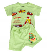 Bộ cộc sơ sinh mùa hè Bamina bé trai