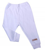 Quần sơ sinh Lullaby màu trắng loại dày