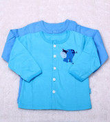 Áo sơ sinh Lullaby cúc giữa nhiều màu 12M