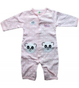 Body cho bé sơ sinh Lyrical tay lửng màu hồng dành cho bé 3 -12 tháng