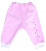 Quần sơ sinh Miomio (nỉ, màu hồng)