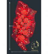 Combo 2 Bông lưới 3D khổ lớn (nhiều màu lựa chọn)