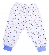 Quần sơ sinh MioMio in hình bình sữa (màu xanh)