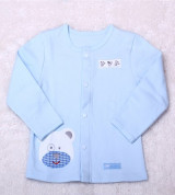 Áo sơ sinh Lullaby màu họa tiết hình gấu 12M