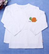 Áo sơ sinh Lullaby màu trắng 1M