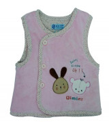 Áo gile sơ sinh băng lông QM8916