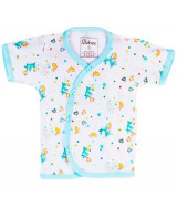 Áo sơ sinh Babee in hình cổ tim (cộc tay)