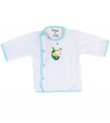 Áo sơ sinh Bác sĩ Babee viền màu tay dài