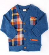 Áo len sơ sinh cho bé trai 13185 màu xanh