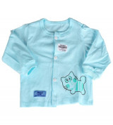 Áo sơ sinh Mimi cúc giữa cho bé 6 - 9M (áo dài tay bo)