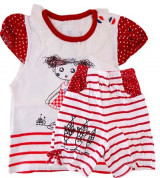 Bộ quần áo bé gái sơ sinh Beiner in hình 2099