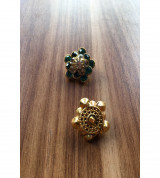 Ghim cài áo hình hoa đính kim cương nhân tạo dễ thương để trang trí quần áo