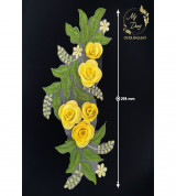 Combo 4 bông vol 3D (nhiều màu)