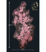 [Đủ màu] Combo 2 Bông lưới 3D khổ lớn (nhiều màu lựa chọn)