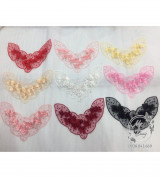 Phụ liệu may mặc - Cổ chuỗi mai 12 bông [Combo 10 cái cùng màu]