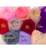 [Đủ màu] Combo 10m voan lưới mềm, lưới tutu, lưới lục giác - Chuyên dùng may đầm cưới, trang trí, đầm thời trang...