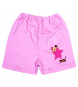 Quần cộc sơ sinh Miomio in ngôi sao hồng