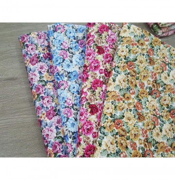 Vải thô tồn kho hoa 5m khổ 1m5. ib chọn mẫu