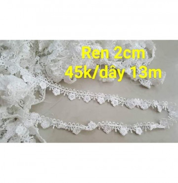 Thanh lý 2 dây ren và cặp hoa