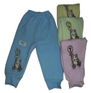 Quần bông màu sơ sinh Bamiza