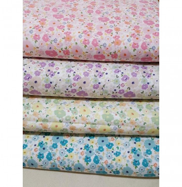 Thanh lý set 5 mảnh vải thô cotton tông màu đỏ kích thước 49*50cm/mảnh dùng may khẩu trang vải, cột tóc srunchies, handmade