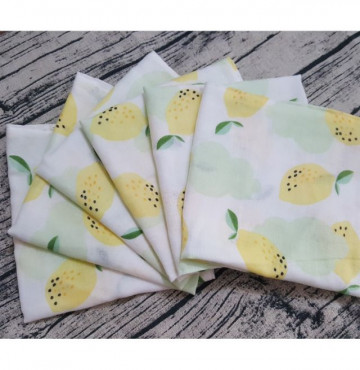 Thanh lý Set 6 Khăn mặt kích thước 35*35. Vải xô xuất nhật