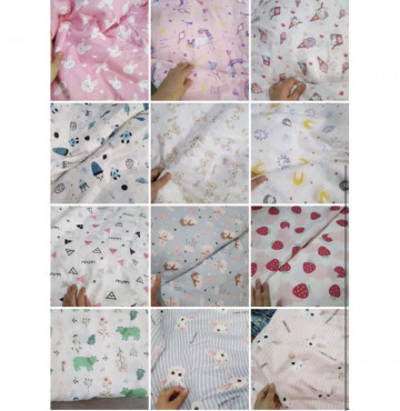 Vải xô tồn kho hình 2 lớp khổ 1m6.