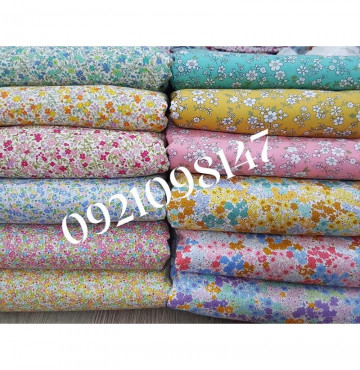 Vải thô hoa tồn kho