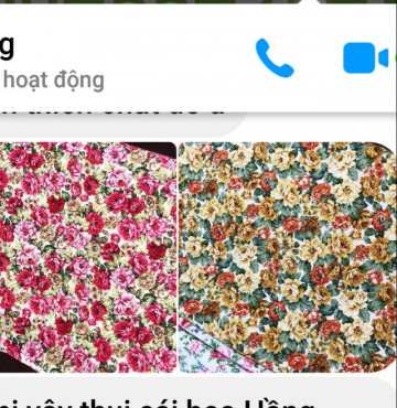 Vải thô tồn kho hoa hồng