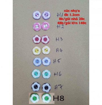 vải thô tồn kho và cúc chị Hiền