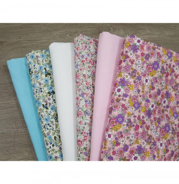 Vải thô hoa tồn kho 3m, thô trơn 3m