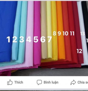 Thanh lý Vải thô trơn 6m