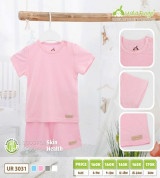 Bán sỉ bộ quần áo cộc tay cài vai Bamboo trơn Uala UR3031