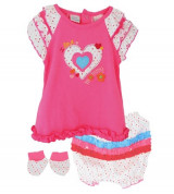 Bộ cộc cho bé gái sơ sinh Litter baby