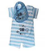 Body liền cộc sơ sinh tặng kèm yếm